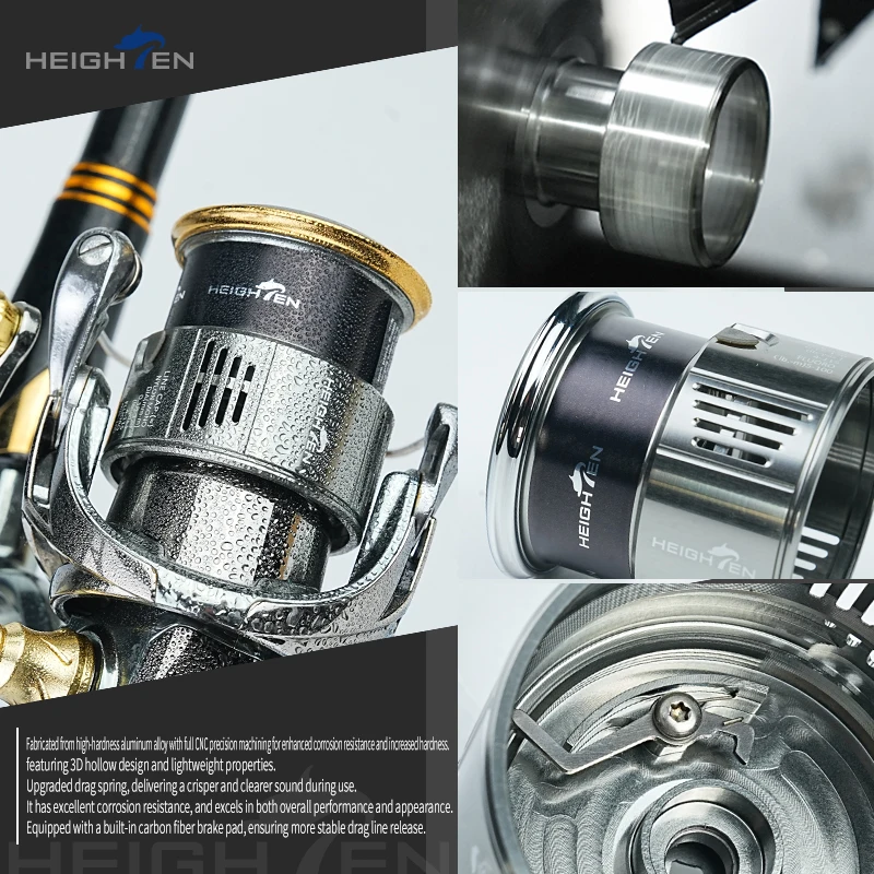 HEIGHTEN Repuestos Spool superficial para 18/19 STELLA / 20 poder gemelo/19 vencer/19 STRADIC / 20 VANFORD serie 2500-3000