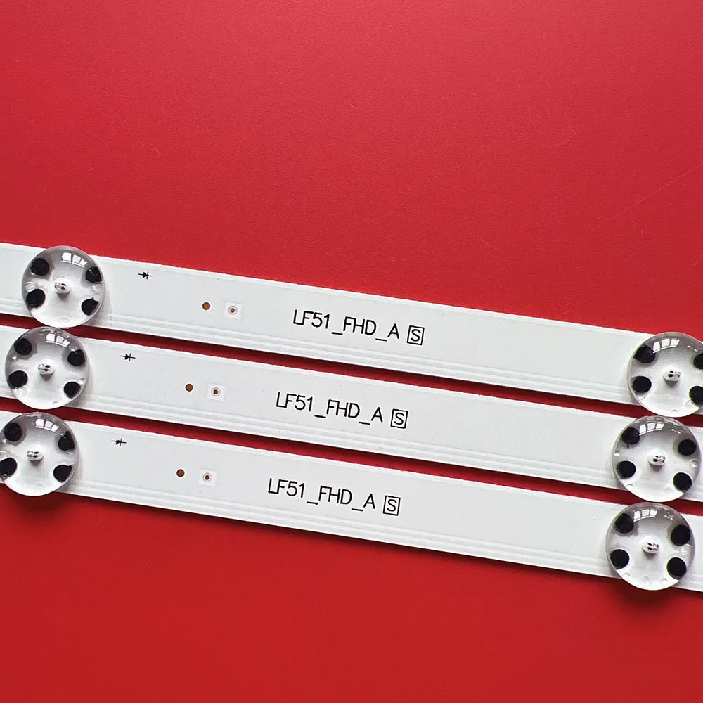 3/15 Uds tira de LED para 6916L-0962A 6916L-0962B 43LH5100 43LH5700 43LF510V LF51_FHD_A LF51_FHD_B LGE_WICOP_FHD 43INCH_REV00