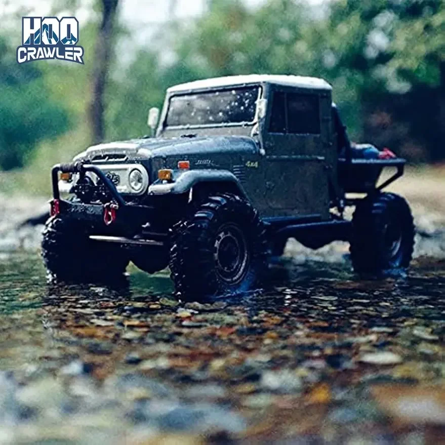 HooCrawler 1/10 1965 Toyota FJ40 camión cabina PC cuerpo transparente para RC Crawler Axial SCX10 TRX4 YIKONG 4102 RGT 86100 Redcat GEN8