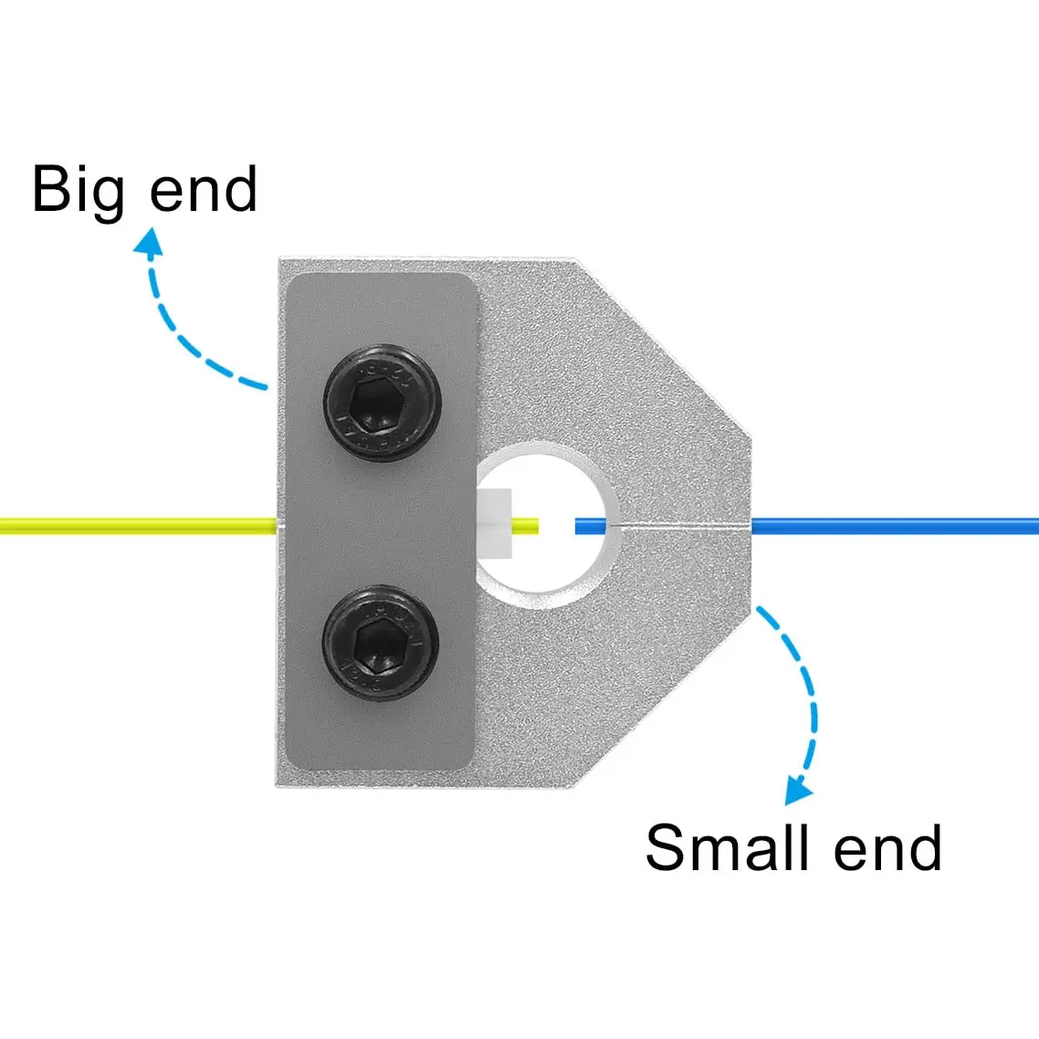 Accesorios para impresora 3D, conector de filamento de 1.75MM, herramienta de unión, empalmador de filamento, soldador de filamento para todo tipo de PLA/ABS/PETG