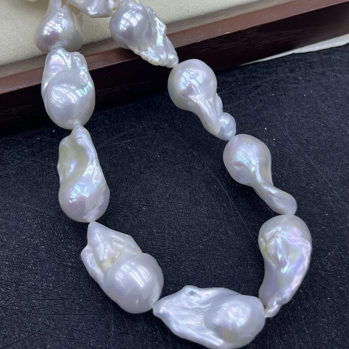 Perlas Naturales de Agua Dulce Barrocas en Forma de Cola de Pez de 16x17mm-18x30mm, Venta al por Mayor de Fábrica, para Fabricación de Joyería, Collares, Pulseras y Accesorios DIY