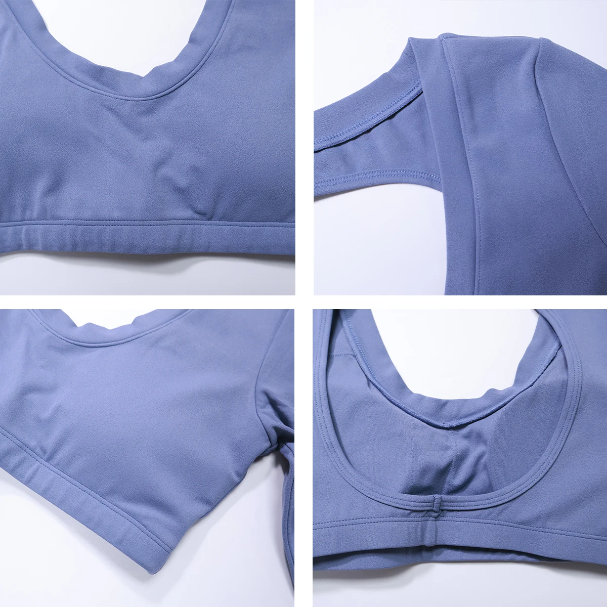Nueva Camiseta de Yoga de Manga Larga sin Espalda para Mujer, Ropa Deportiva Transpirable y Suave para Entrenamiento en el Gimnasio, Ropa de Fitness Cómoda para Mujer