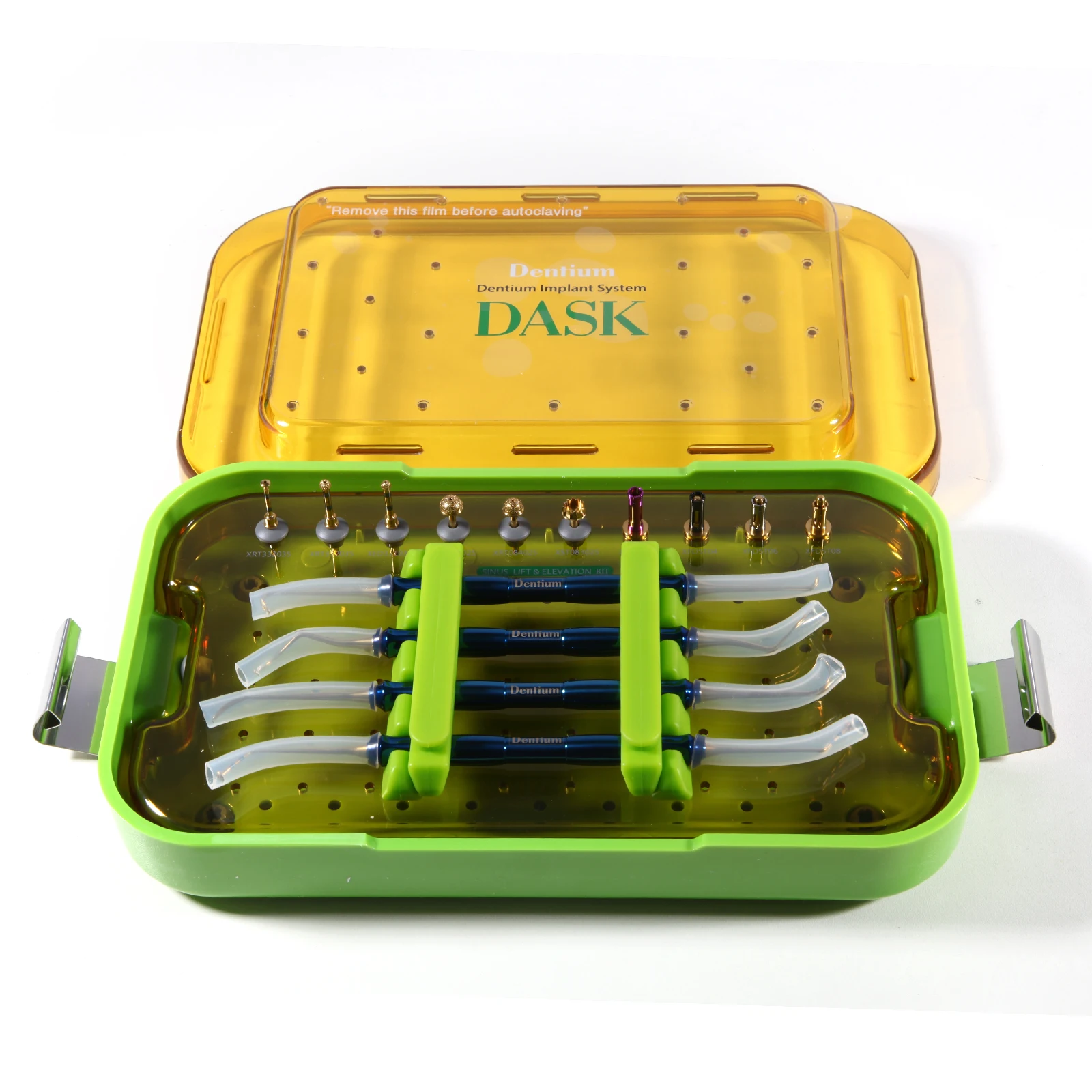 Kit de levantamiento de senos maxilares dentales, tapón de taladro quirúrgico, instrumento de implante de mano, herramientas de implante completo de cirugía