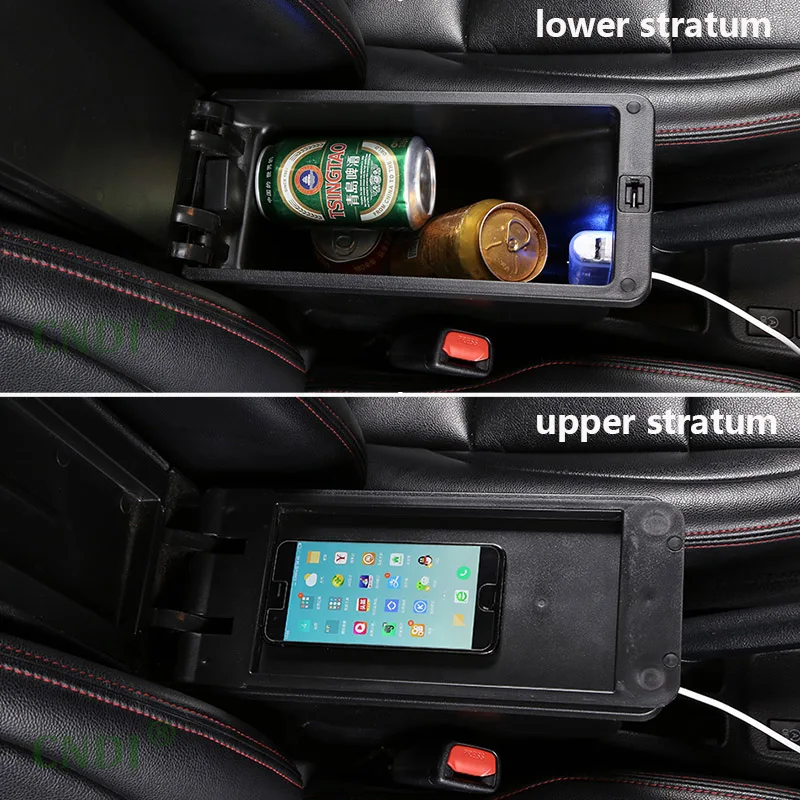 Para Kia Morning caja de reposabrazos para Kia Picanto reposabrazos de coche piezas interiores piezas de reequipamiento especial caja de almacenamiento central accesorios de coche