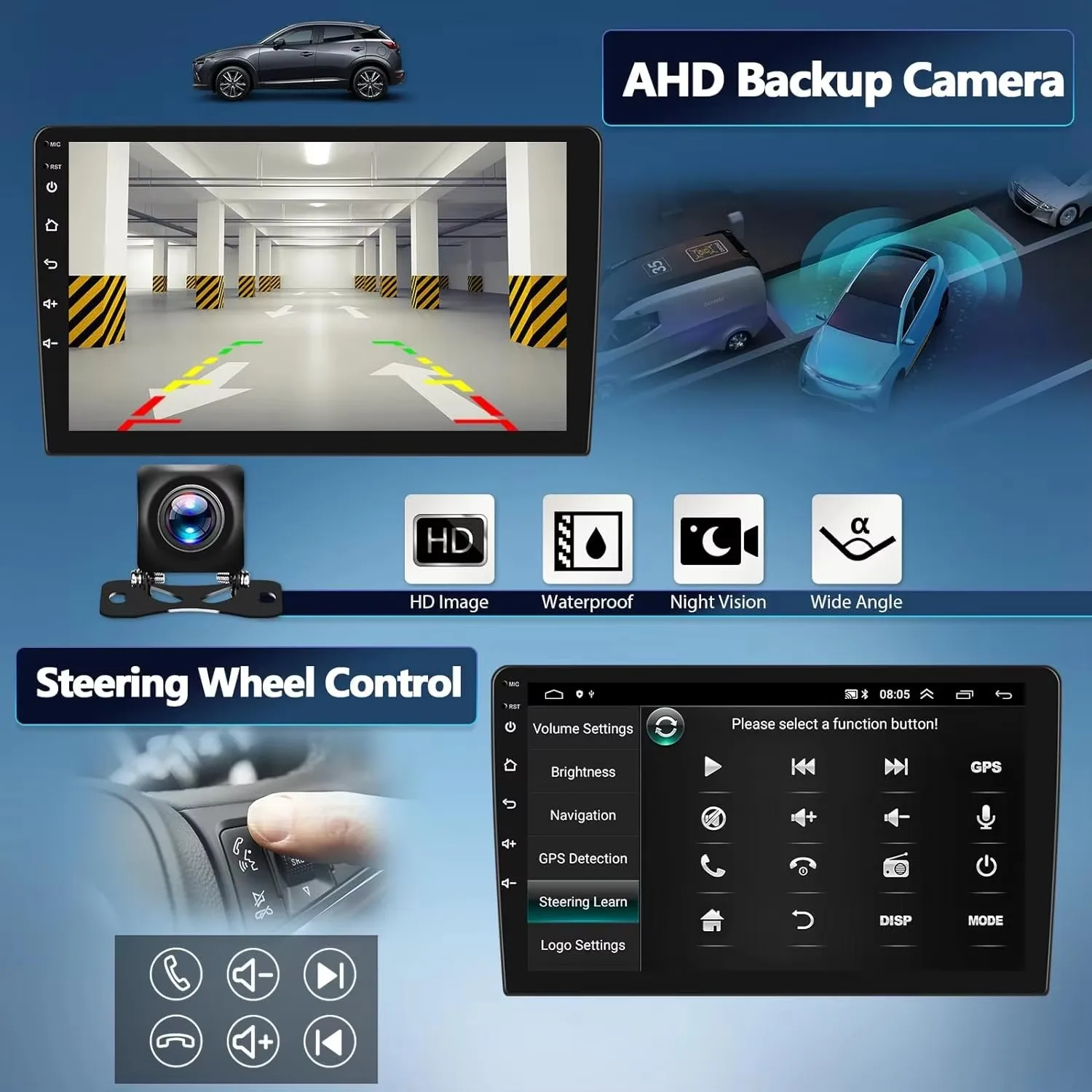 Radio para Auto Android 16 con Carplay para Honda CRV CR-V 1997-2001, Reproductor Multimedia de Video, GPS, Navegación, Autoradio Estéreo 2 Din DSP