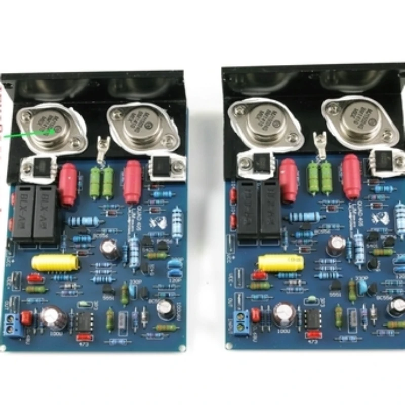 AMPLIFICADOR DE POTENCIA clon Nvarcher QUAD405, doble canal en ángulo, aluminio original, MJ15024