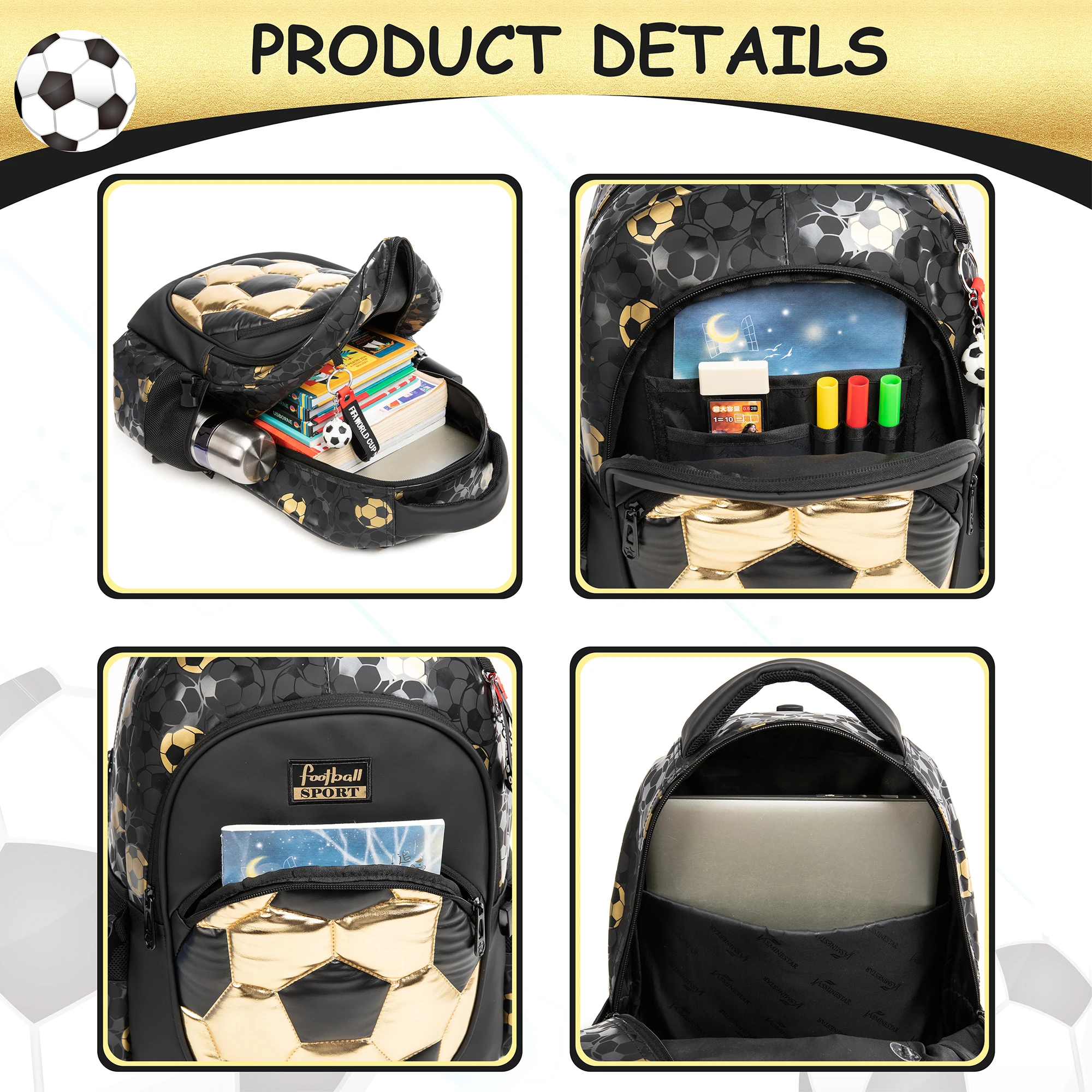 Mochila Escolar para Niños con Lonchera y Estuche para Lápices - Ideal para Adolescentes y Estudiantes de Secundaria