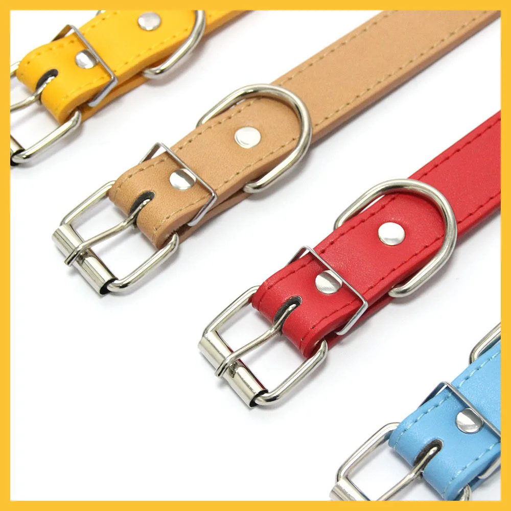 Collar de piel sintética con letras personalizadas para perro pequeño y mediano, correa para el cuello para cachorro y gato, bricolaje, venta al por mayor, 12 unidades
