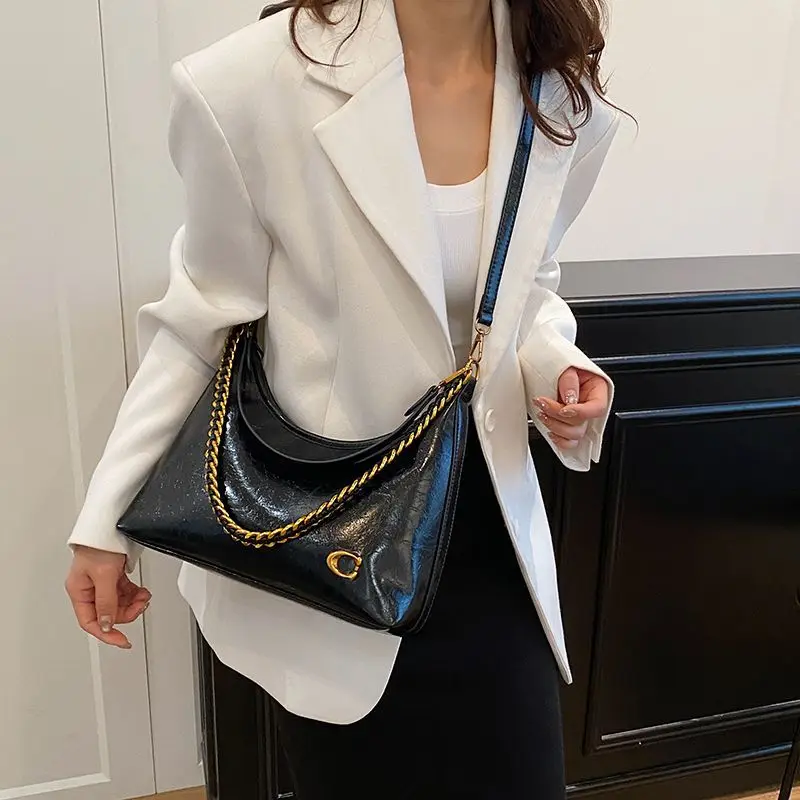 Nuevo Bolso de Mano de Cuero Encerado Vintage para Mujer - Gran Capacidad, Bolso de Hombro, Bolso Bandolera Moderno y Versátil