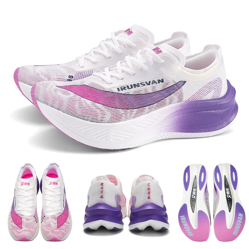 IRUNSVAN, zapatillas ligeras para maratón, zapatillas para correr para hombre, zapatillas deportivas transpirables, informales, cómodas, entrenamiento atlético, Unisex