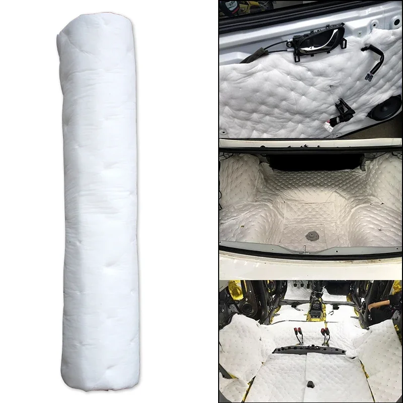 50X200cm capós de coche motor cortafuegos estera térmica amortiguador sonido aislamiento a prueba de ruido espuma
