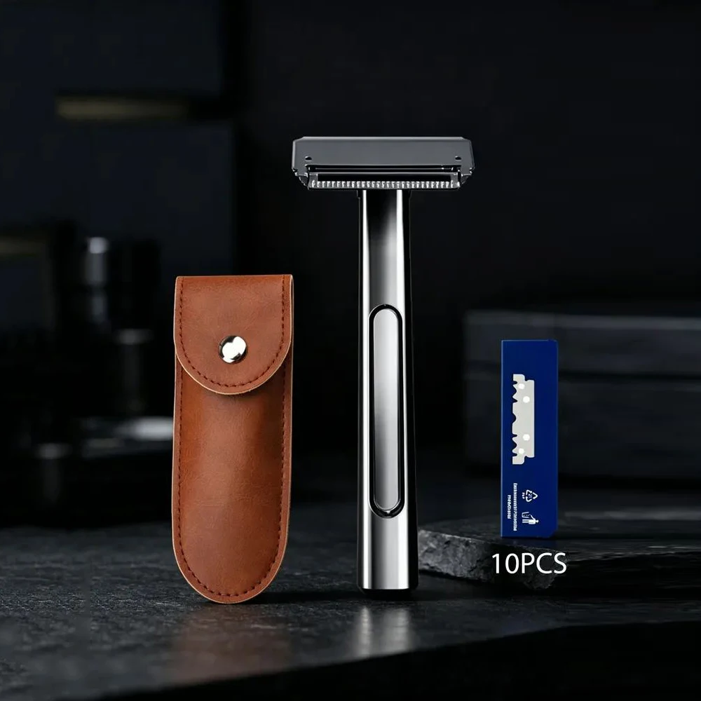 RZACLEA 20T 3.0 Glide Pro Advanced 2, Maquinilla de Afeitar de Media Hoja, Acero Inoxidable, Afeitado Seguro y Ecológico para Hombres y Mujeres