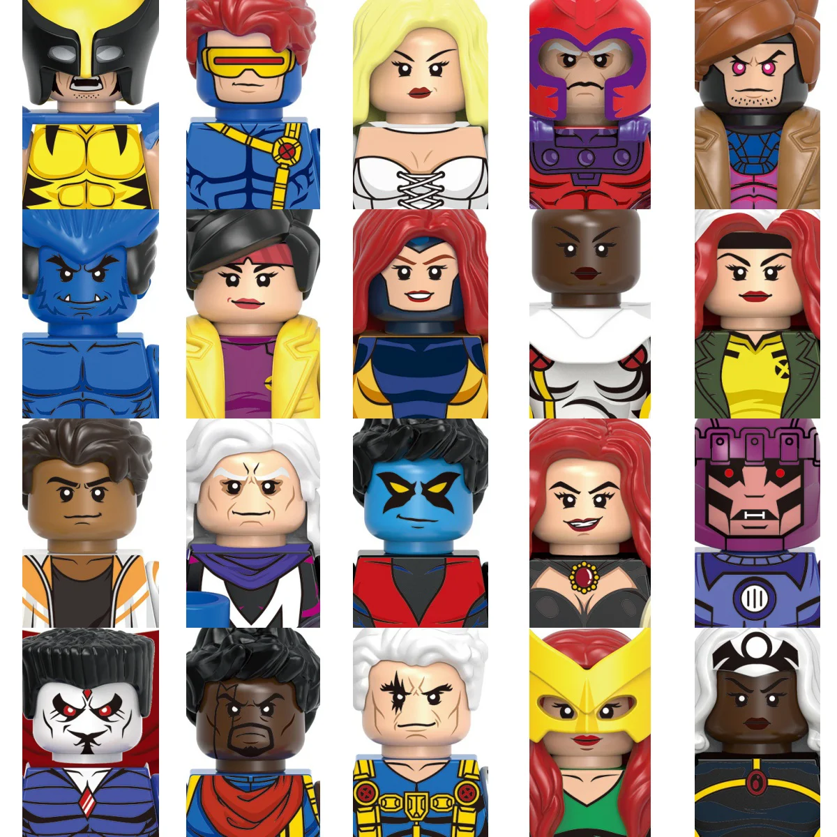 Bloques de Construcción Coleccionables, Regalo de Los Cuatro Fantásticos, Wolverine, Deadpool, Juguetes de Bloques, Regalo Navideño