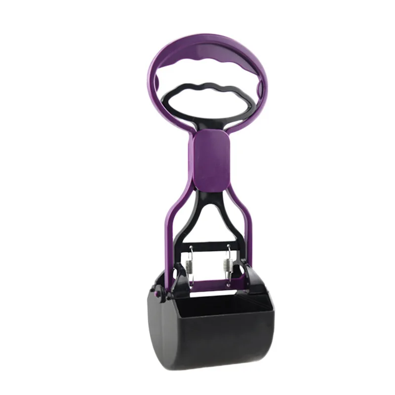 Recogedor de caca para perro, abrazadera de mandíbula, mango largo resistente, recogedor de caca para perro, cachorro, gato, recogedor de residuos, herramientas de pala de limpieza para mascotas
