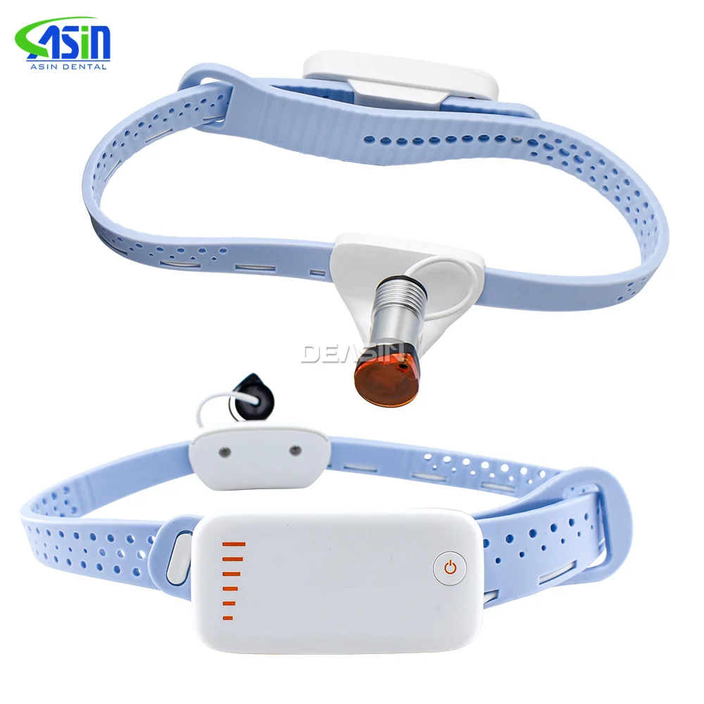 Diadema de otorrinolaringología de plástico quirúrgico ENT de alto brillo LED ultraligero inalámbrico DEASIN 5W