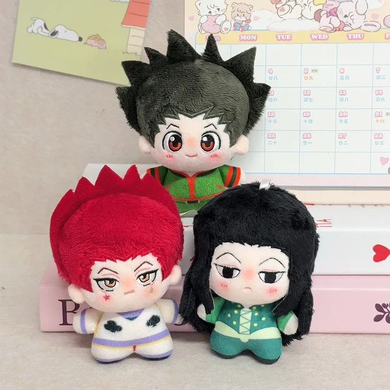 Muñeco de peluche HUNTER×HUNTER de 10cm, colgante de Hisoka Illumi Zoldyck Chrollo Lucilfer, juguete de peluche para fanáticos del anime