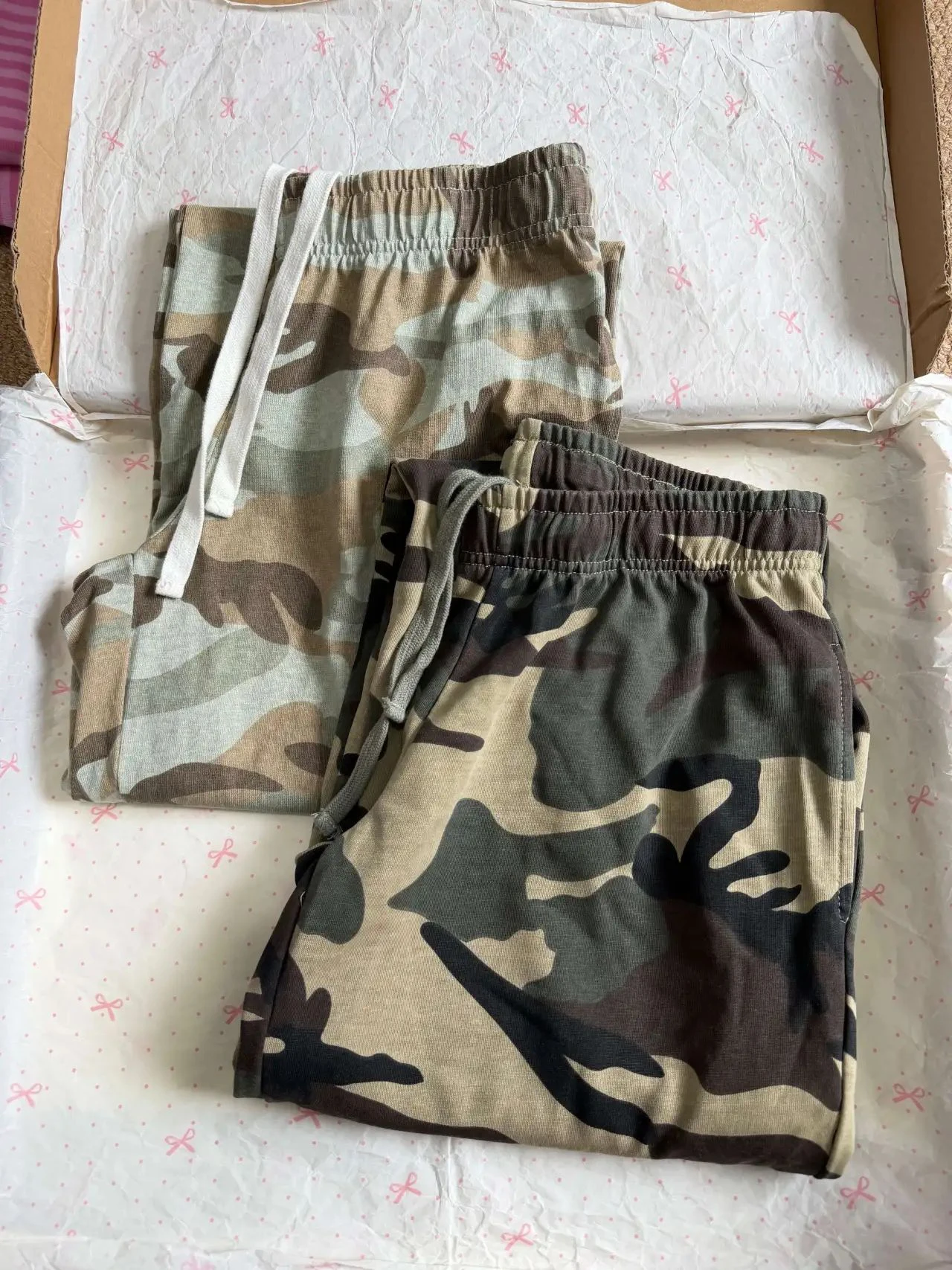 Pantalones Deportivos de Camuflaje con Cordón para Mujer, Pantalones Rectos con Cintura Elástica para Verano, Estilo Urbano Americano Vintage, Pantalones Holgados de Algodón Y2k