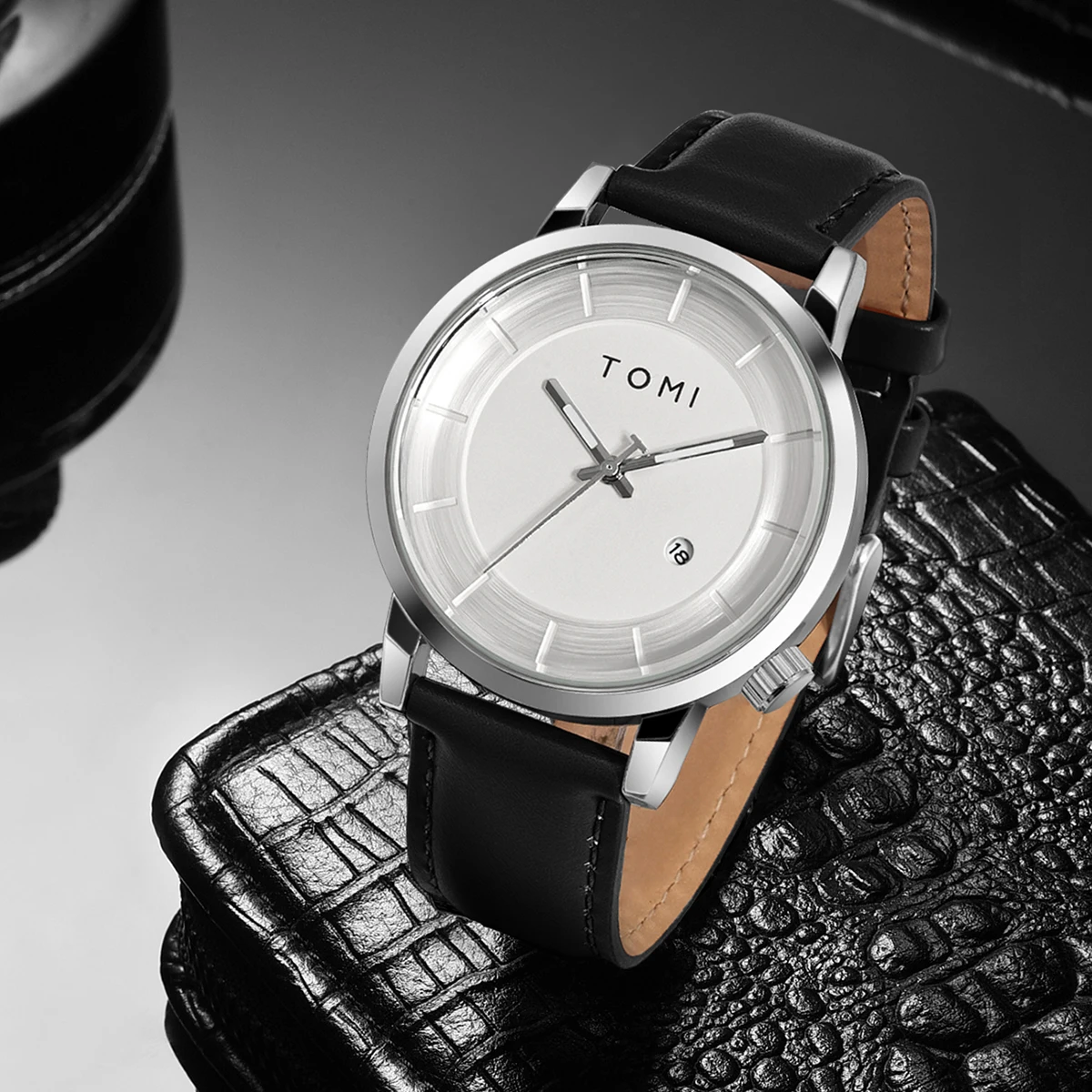 Reloj de lujo TOMI para hombre, reloj de cuarzo para hombre de negocios de marca Original a la moda