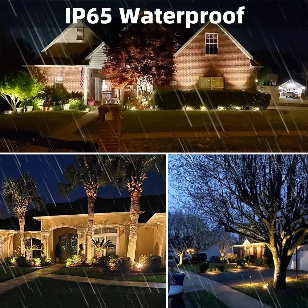 Foco de paisaje inteligente para exteriores, aplicación y Control remoto, 16 millones de colores, IP65, resistente al agua para camino, patio, jardines y patio trasero