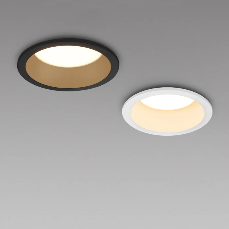 Luz empotrada antideslumbrante LED COB Downlight 12W 9W 220V lámpara de techo foco 5W 7W hogar sala de estar dormitorio iluminación interior