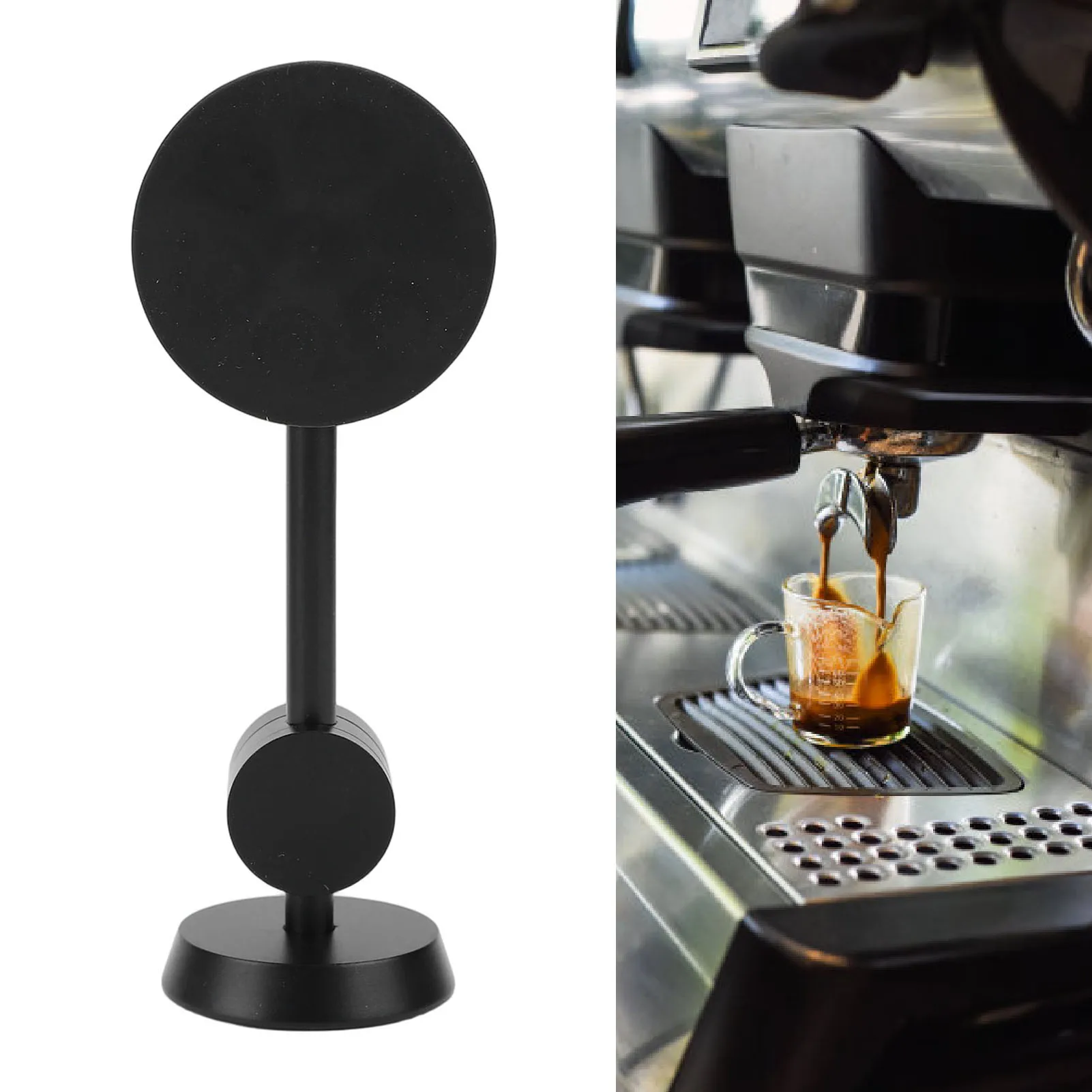 Soporte de pantalla de disco magnético, soporte de estante de filtro de café magnético, accesorio de cafetera italiana, aleación de aluminio