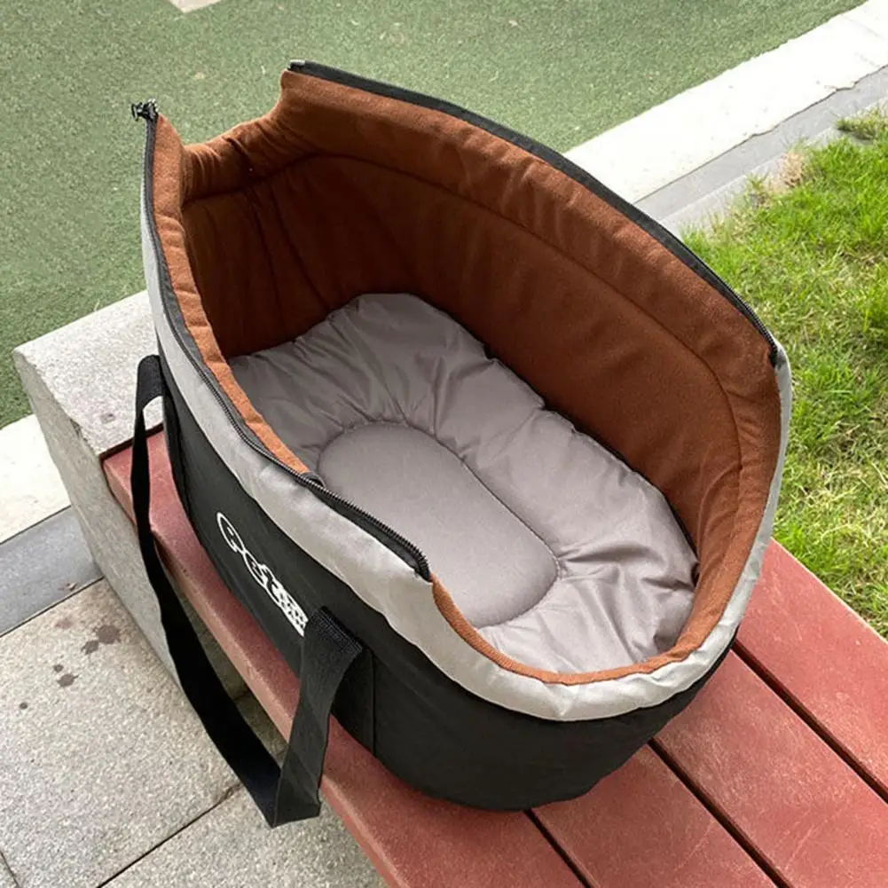 Bolsa para mascotas, almohadilla Interior de tela ajustable de lado suave, bolsa de transporte para mascotas, transportador de gatos, bolso de viaje transpirable para mascotas