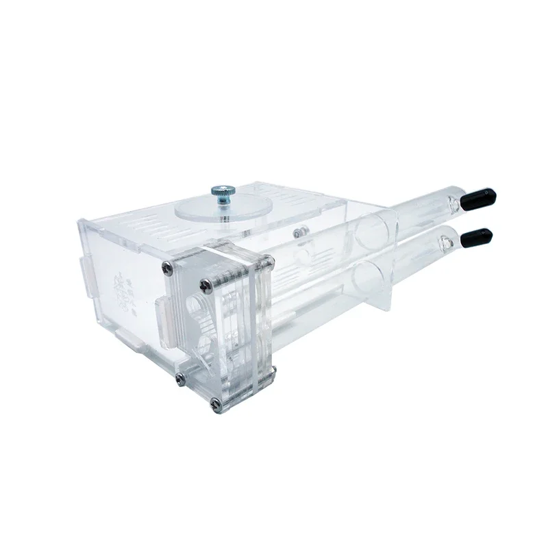 DIY Ant Farm 2 uds 18-180mm nido de tubo de ensayo de bambú de yeso con área de alimentación antill para mascotas taller casa de hormigas Castillo de nido de hormiga de reina