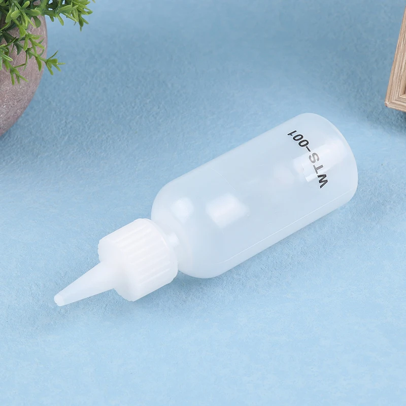 Alcohol líquido con aguja 50ML WTS-001 para teléfono PCB reparación de soldadura plástico para dispensador colofonia pasta fundente de soldadura 1 ud.