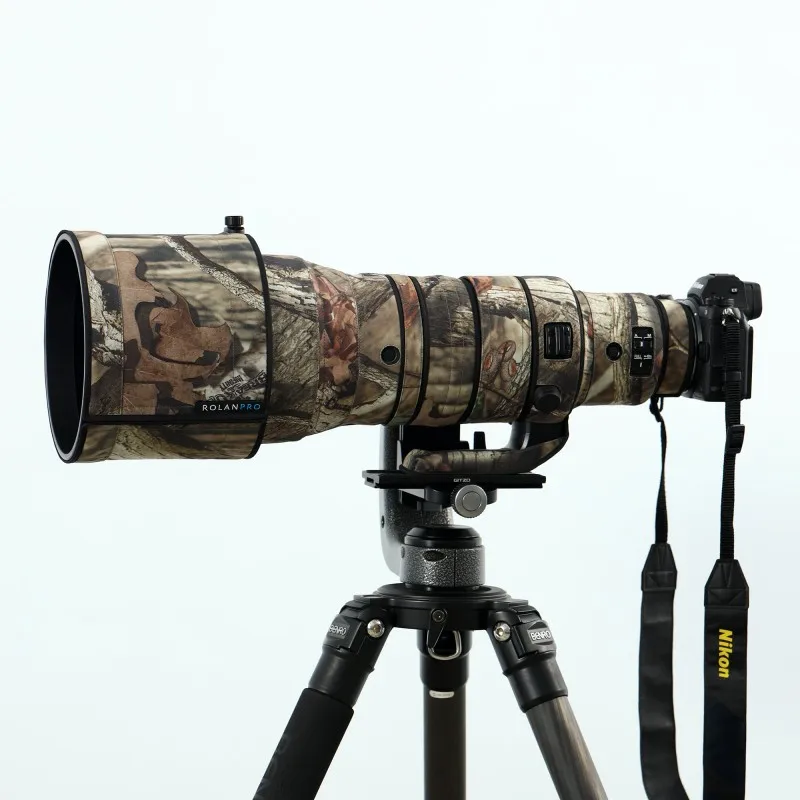 ROLANPRO-abrigo de camuflaje con lente impermeable para Nikon Z 400mm F2.8 TC VR S, funda protectora para lluvia, NIKKOR Z400 400 2,8 F/2,8