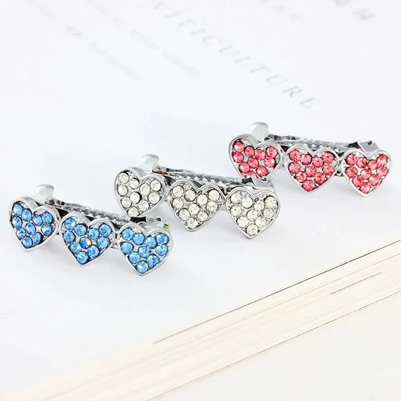 Pinza para el pelo de perro con diamantes de imitación de cristal, accesorios de corona, cuidado de mascotas para cachorros y gatos, horquillas para mascotas, sombreros Multicolor para perros y gatos
