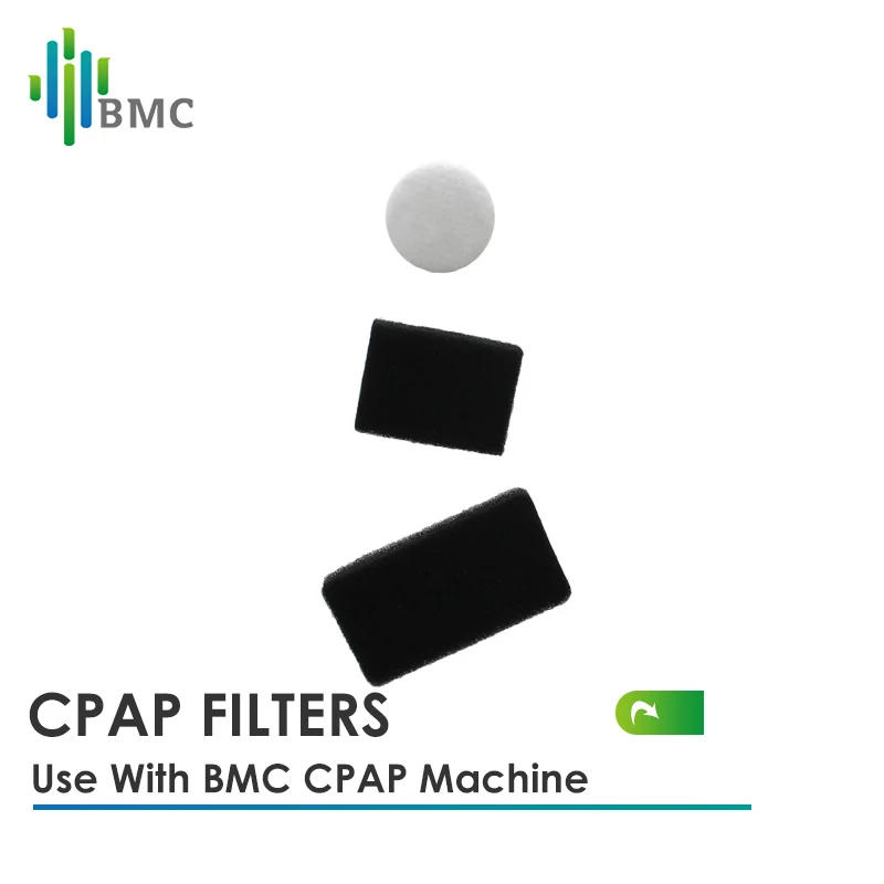 Filtro de espuma CPAP BMC Premium desechable, suministros de filtros universales para BMC G2S A20/C20 GII E-20C/E-20A G3 M1, Mini máquina CPAP