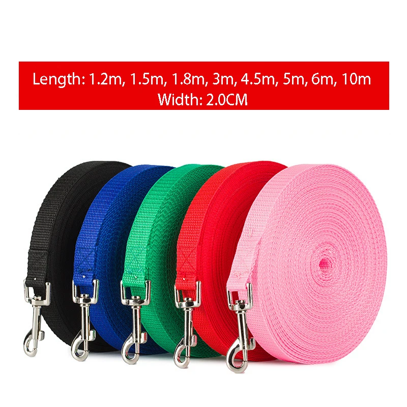 Correas más largas para mascotas, cuerda para adiestramiento al aire libre, correa para correr para perros, correa de PP para perros, producto para perros pequeños y grandes Chihuahua