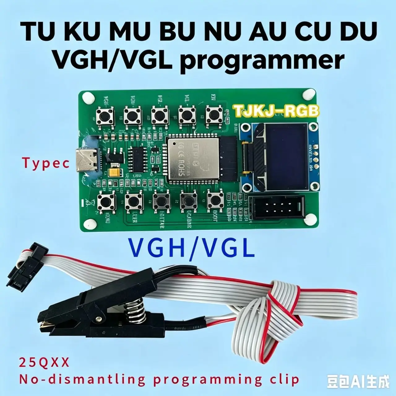 Programador TU KU MU BU NU AU CU DUVGH/VGL