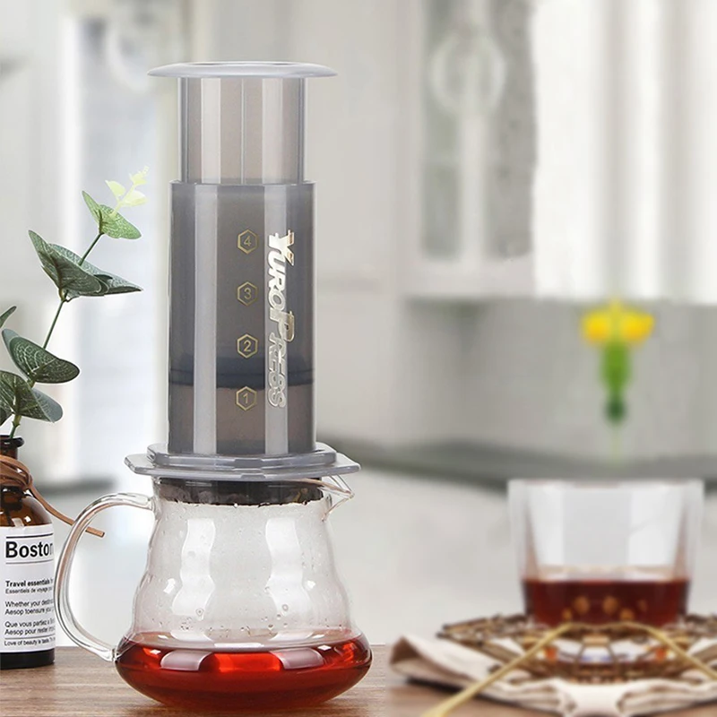 Cafetera Espresso Portátil, Prensa Francesa, Herramientas de Barista, Cafetera de Presión de Aire, Filtros de Papel para Cafetera de Goteo de 64 mm, 350 Piezas