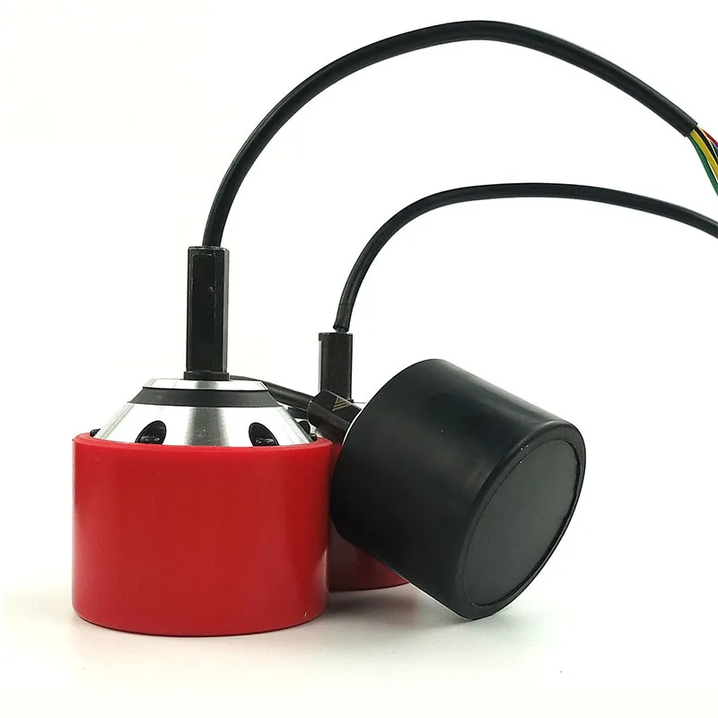 1 unidad de Motor de cubo de monopatín eléctrico de 70mm, 83mm, 90mm, cubierta de PU negra o roja para monopatín eléctrico de una sola unidad o doble
