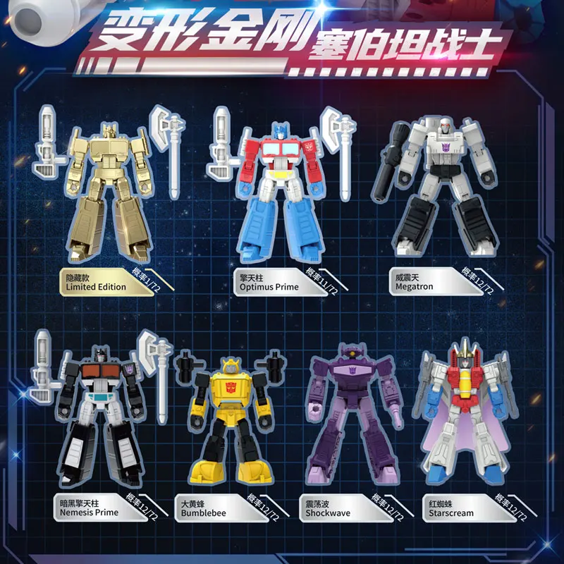 Figura de acción de juguete de la serie «Transformers»: Optimus Prime, Bumblebee, Shockwave, Starscream, Nemesis Prime. Modelo de juguete, ideal como regalo.