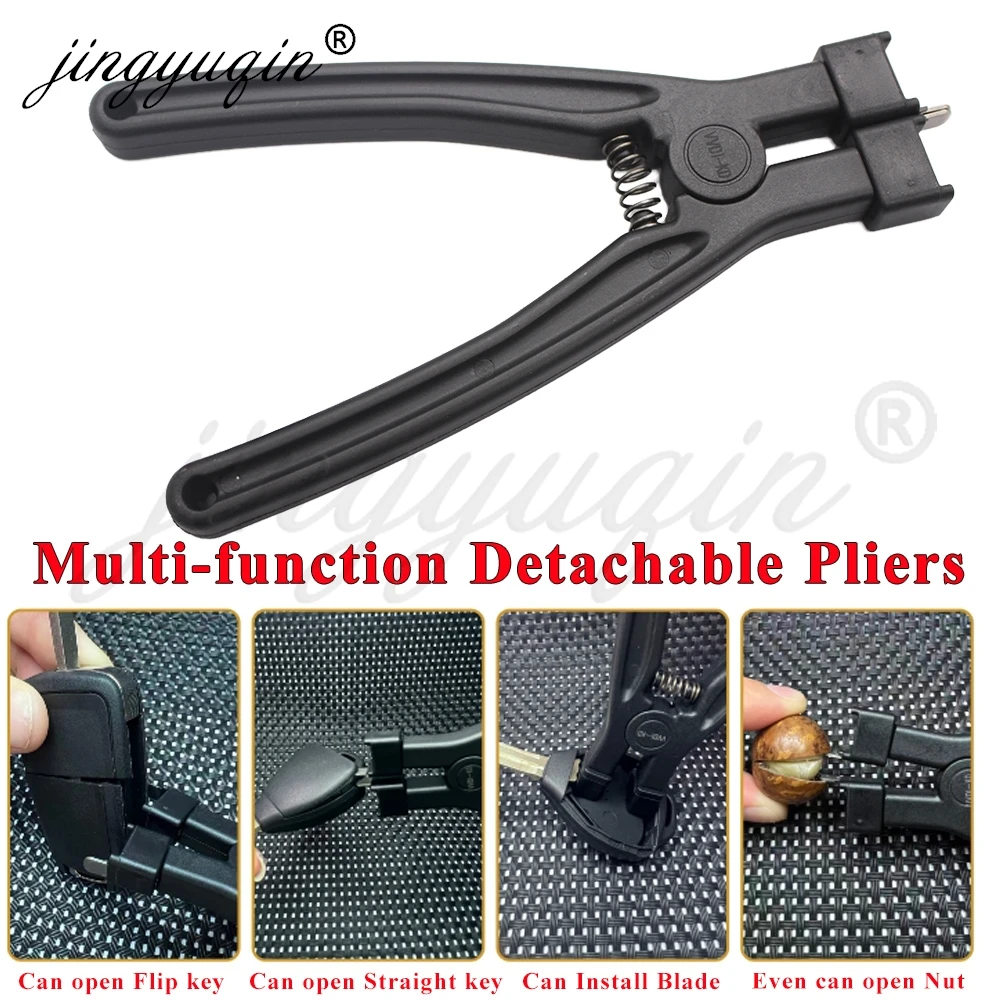 Alicates Multifunción Desmontables con Clip de Resorte para Cerrajería, Herramienta de Desmontaje de Carcasas de Llaves de Coche y Control Remoto, Kits de Reparación Automotriz