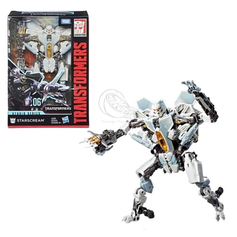 En stock Transformers juguetes serie de estudio Clase V KO Brawl Starscream Brawl modelo Robot colección figuras de acción juguetes regalos