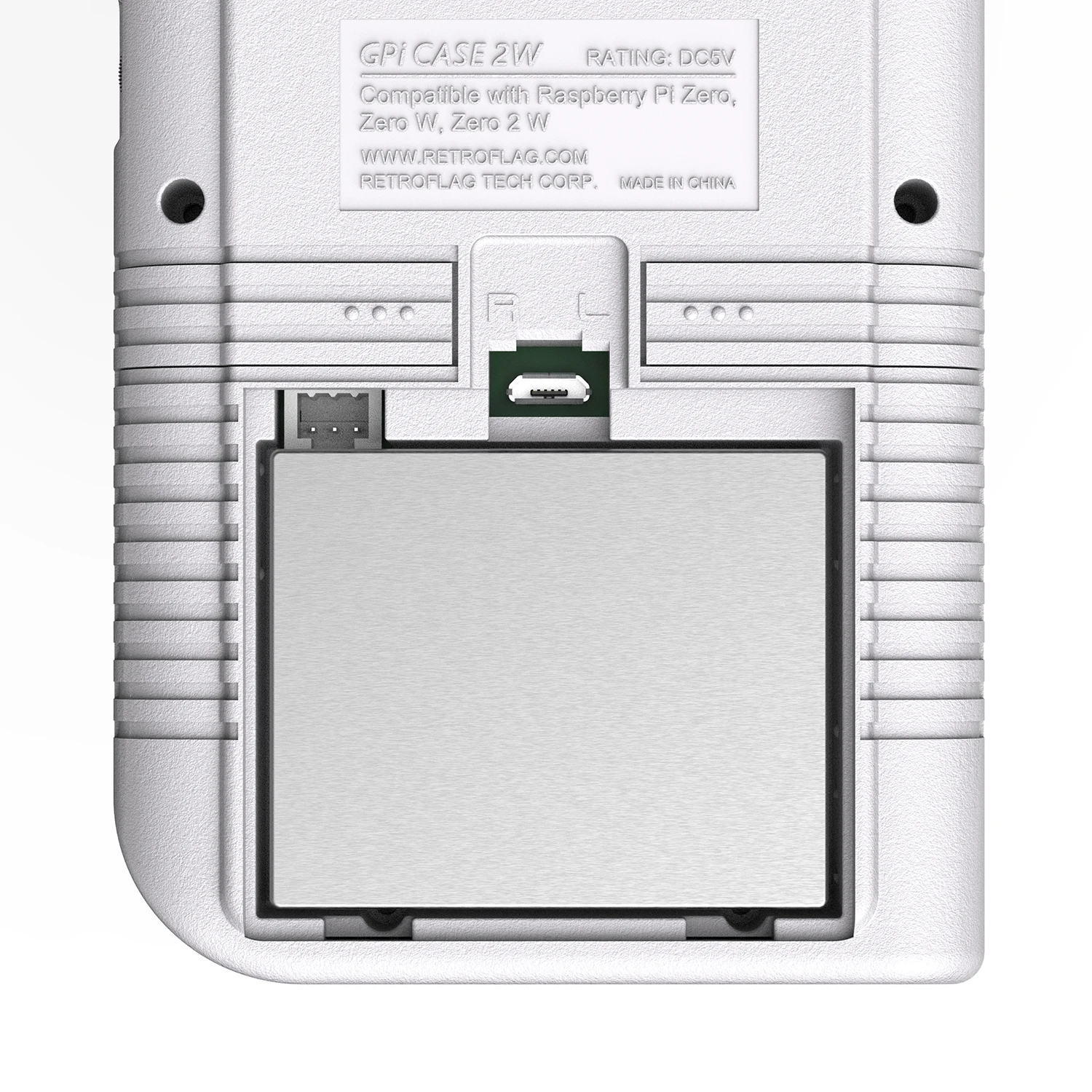 Retroflag GPi CASE 2W Compatible con Raspberry Pi ZERO, ZERO W, ZERO 2W con Pantalla LCD de 3 Pulgadas, Batería Recargable
