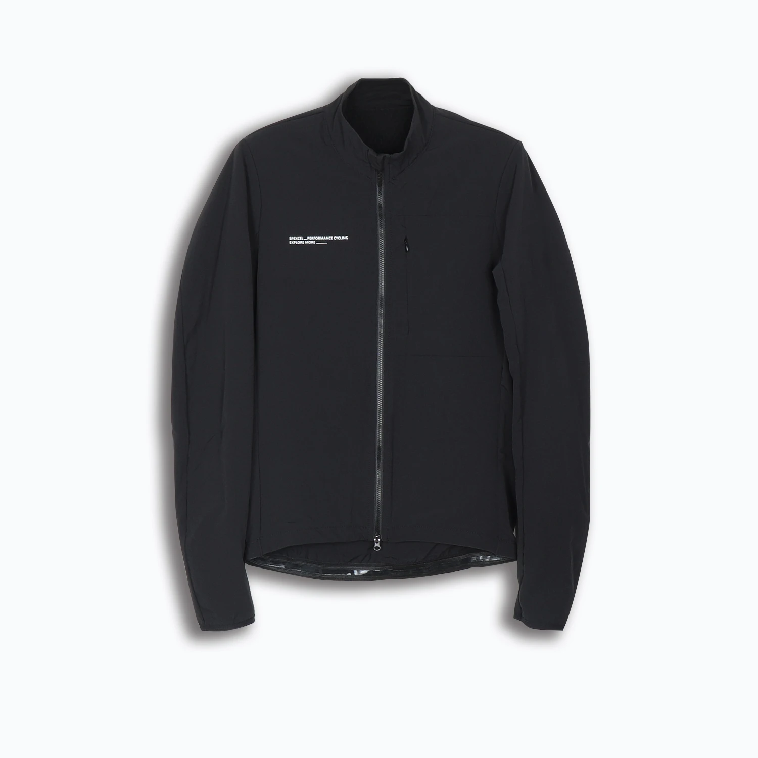 Chaqueta aislante SPEXCEL 22 Explore 3 Temporada Chaqueta de ciclismo interior de forro polar térmico y resistente al viento 2 capas con bolsillo en el pecho