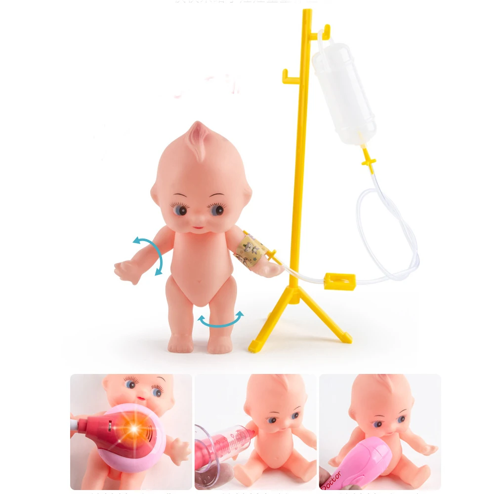 Juguetes de médico para niños, 53/31 Uds., juego de simulación de médico, herramientas de dentista, estetoscopio, juguete educativo, regalo para niño y niña