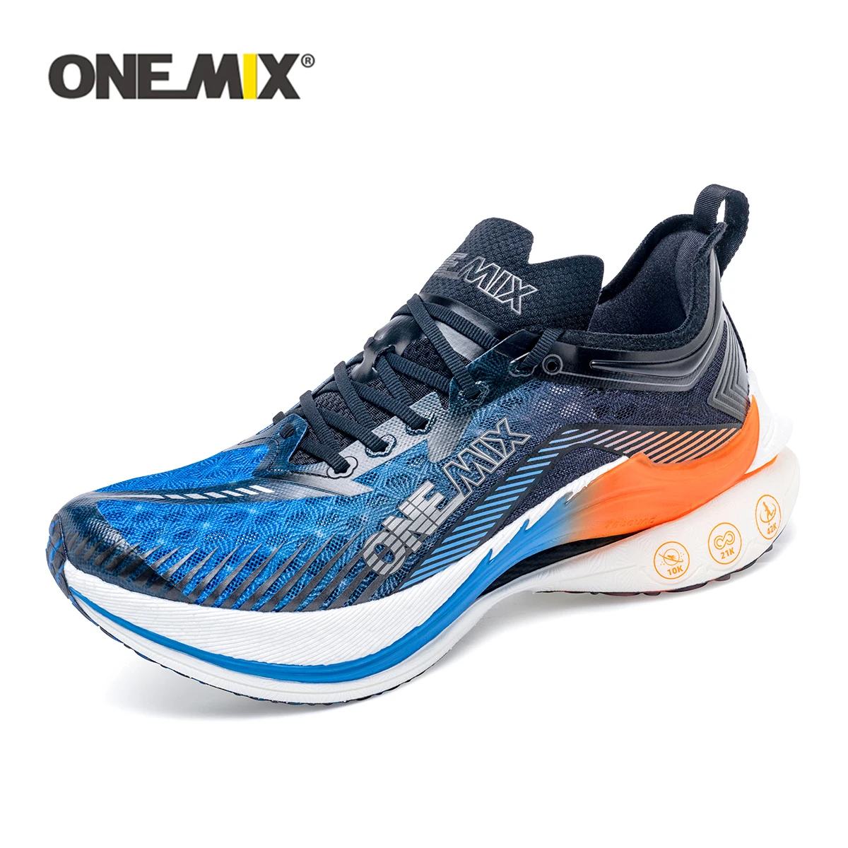 Zapatillas de Running ONEMIX 2026 Pace Beam para Hombre, Antideslizantes, Ultraligeras, con Rebote, Placa de Carbono, Deportivas
