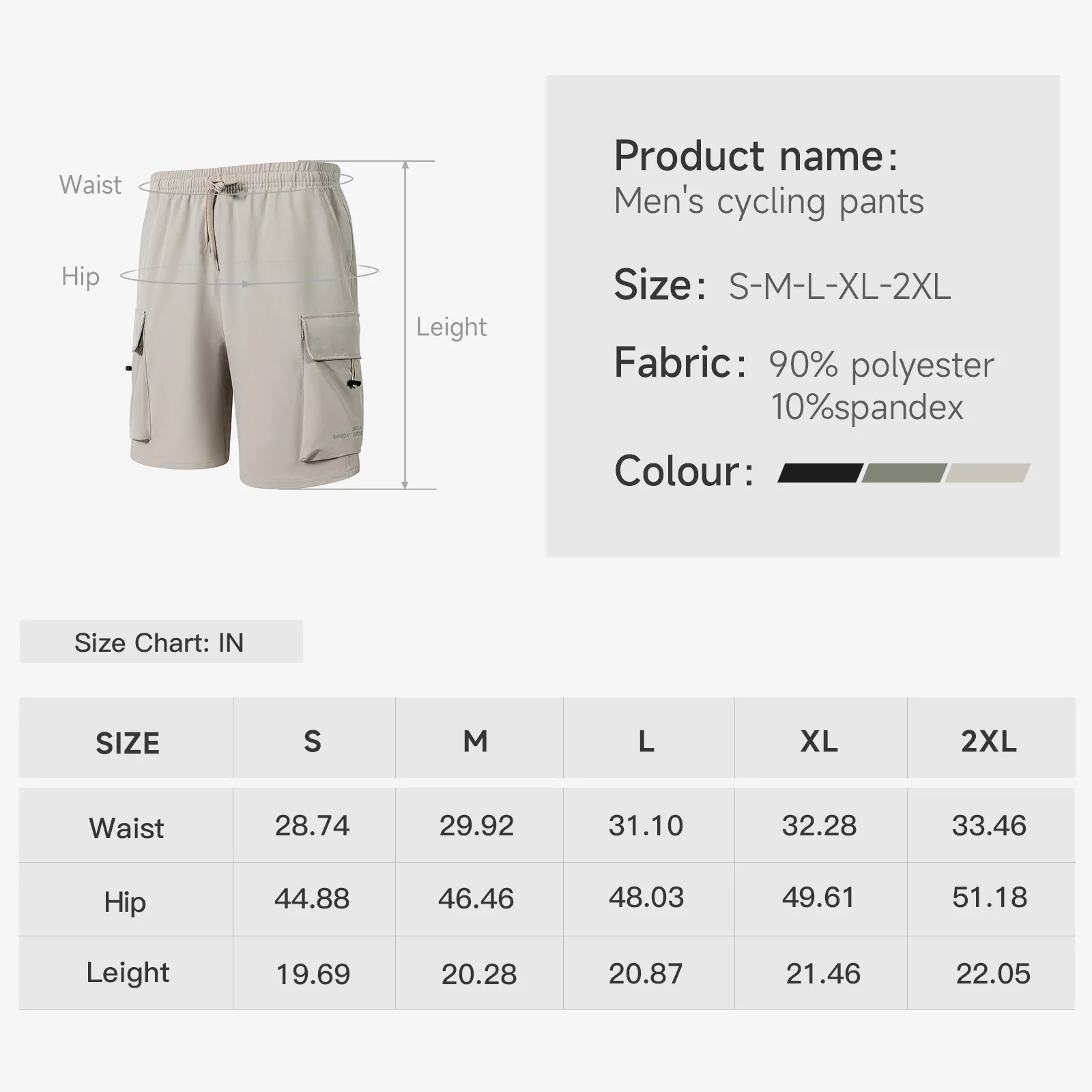 Santic, pantalones cortos de verano para ciclismo de descenso para hombre, pantalones cortos reflectantes informales para bicicleta de montaña, pantalones cortos de secado rápido para ciclismo KM24C05188