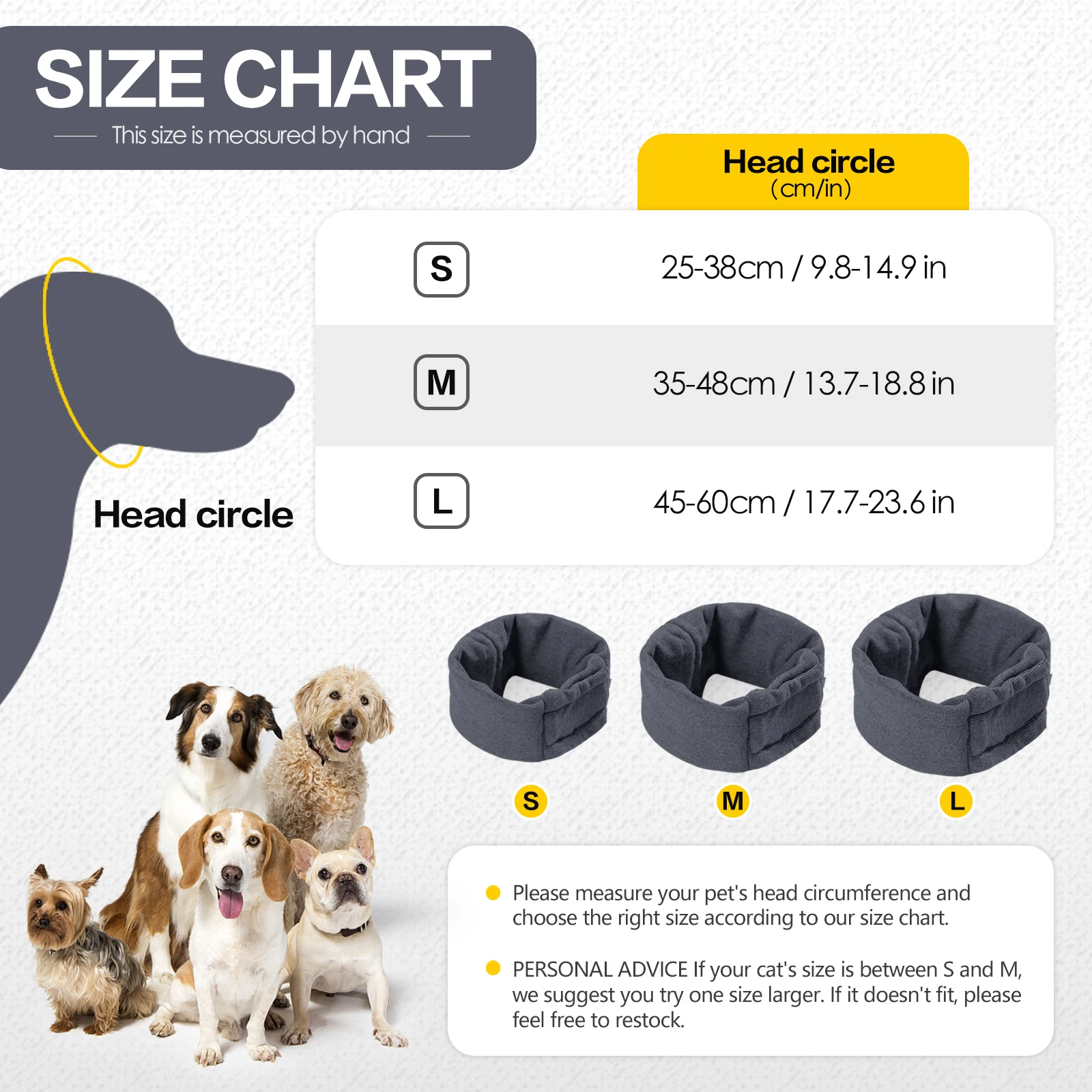 Sudadera Calmante para Perros con Orejeras Reductoras de Ruido para Aliviar la Ansiedad - Diadema Suave con Orejeras para Perros