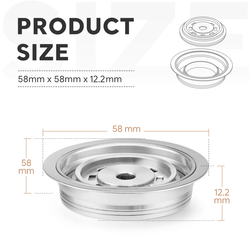 Adaptador de cápsulas de café para cafetera Vertuo Next/Vertuo pop/Vertuoline GCA1 para usar con cápsulas originales iCafilas