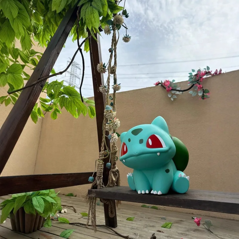 Figura Coleccionable de Bulbasaur de Pocket Monsters, Linda Figura de Dibujos Animados, Adorno Decorativo para Sala de Estar, Entrada o Escritorio, Regalo Perfecto