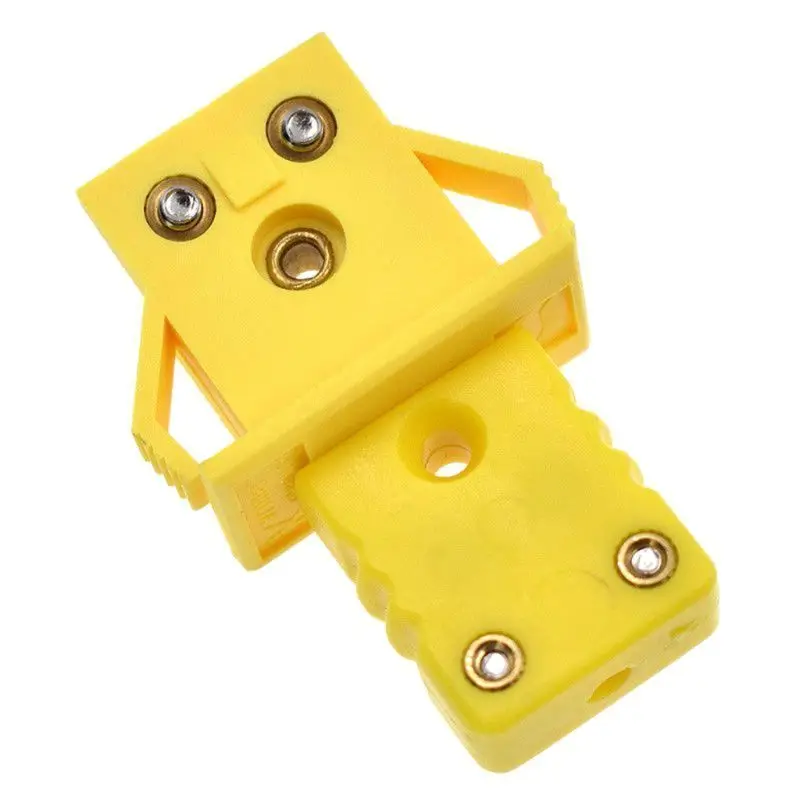 Adaptador de enchufe en miniatura para termopar, Mini termómetro Universal tipo K, conector en miniatura para montaje en Panel