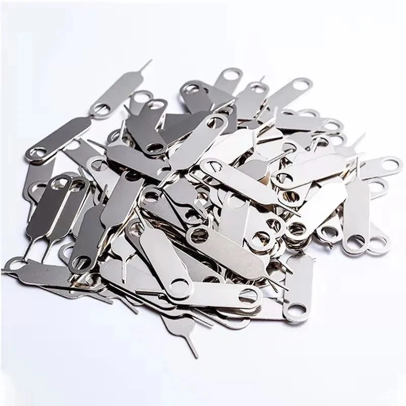 Divertido Pin eyector de bandeja de tarjeta SIM antipérdida para IPhone Samsung Huawei IPads Universal para abrir Extractor de herramientas de aguja