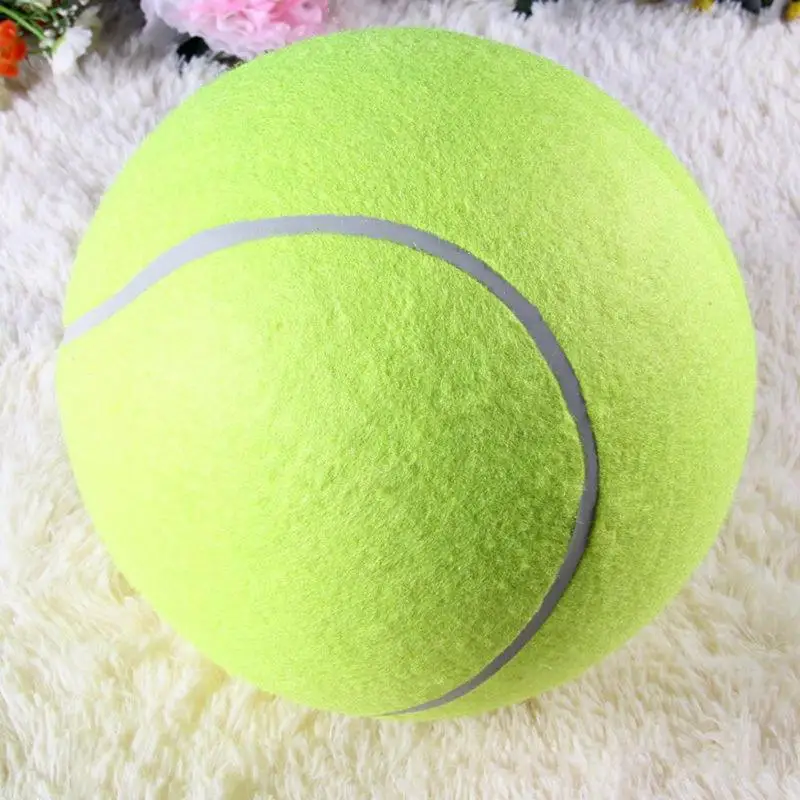 Pelota de tenis para perros de 7/8/9,5 pulgadas, juguetes gigantes para mascotas, juguete para masticar para perros, firma Mega Jumbo, suministros de entrenamiento de pelota para niños, peluche