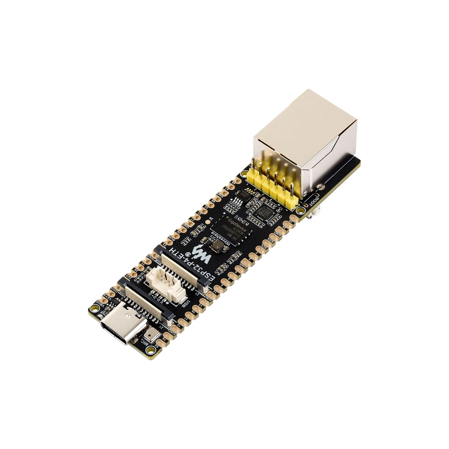 Placa de desarrollo ESP32-P4-ETH con Ethernet y IA, módulo POE de alto rendimiento ESP32-P4, ESP32 P4 POE DSI, puerto Ethernet RJ45 de 100 Mbps, cámara.